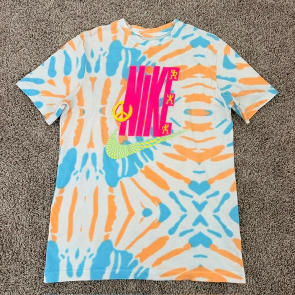 Nike Sportswear Festival Tie Dye Tee Shirt Unisex Boy Girl Medium Chest 38"